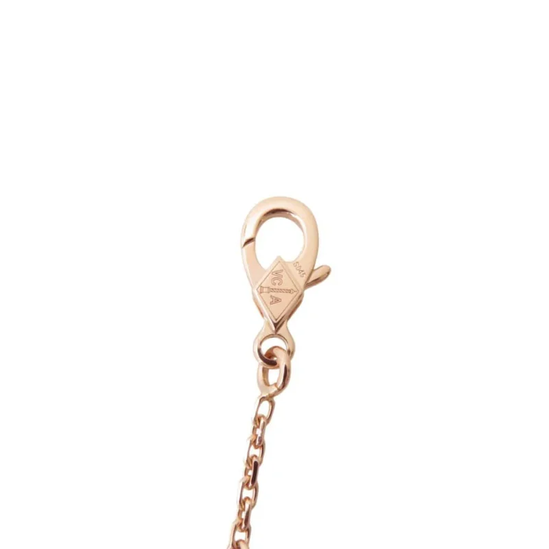 VAN CLEEF & ARPELS VINTAGE ALHAMBRA 1PD NECKLACE 2021 HOLIDAY COLLECTIONVCARP7TD00 18K PINK GOLD - Image 8