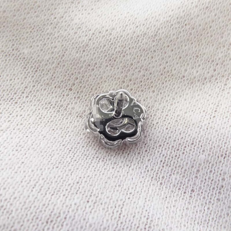 VAN CLEEF & ARPELS FLEURETTE EARRINGSVCARP9X800 18K WHITE GOLD - Image 5