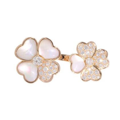VAN CLEEF & ARPELS COSMOS ENTREE LES DOORS RING SIZE 53/#13