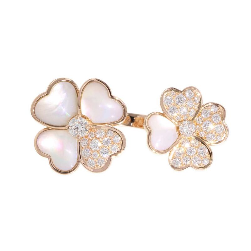 VAN CLEEF & ARPELS COSMOS ENTREE LES DOORS RING SIZE 53/#13