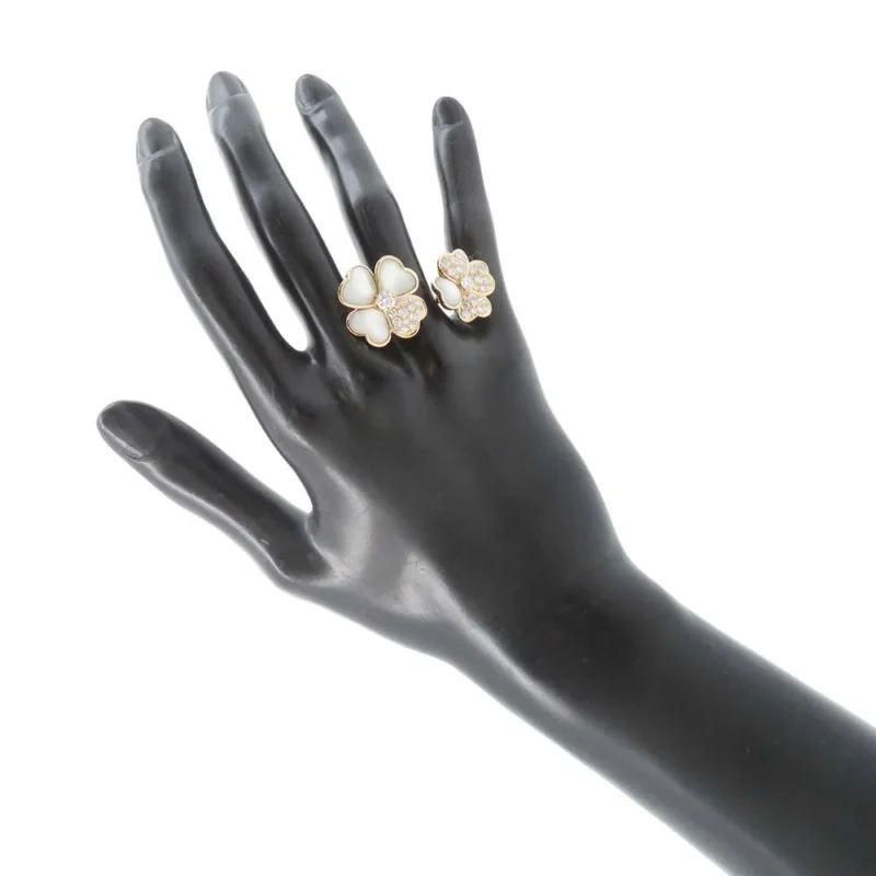 VAN CLEEF & ARPELS COSMOS ENTREE LES DOORS RING SIZE 53/#13 - Image 4