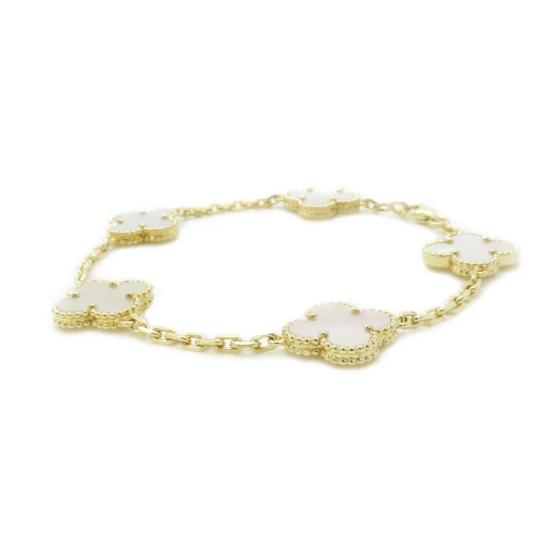 VAN CLEEF & ARPELS VINTAGE ALHAMBRA BRACELET 5 MOTIFS - Image 2