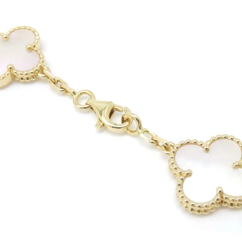 VAN CLEEF & ARPELS VINTAGE ALHAMBRA BRACELET 5 MOTIFS - Image 4