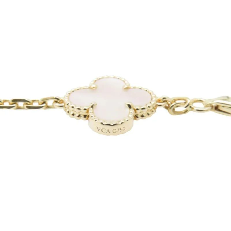 VAN CLEEF & ARPELS VINTAGE ALHAMBRA BRACELET 5 MOTIFS - Image 8