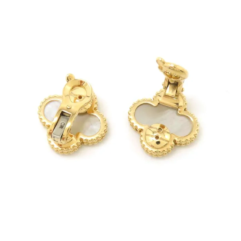 VAN CLEEF & ARPELS VINTAGE ALHAMBRA EARRING - Image 3