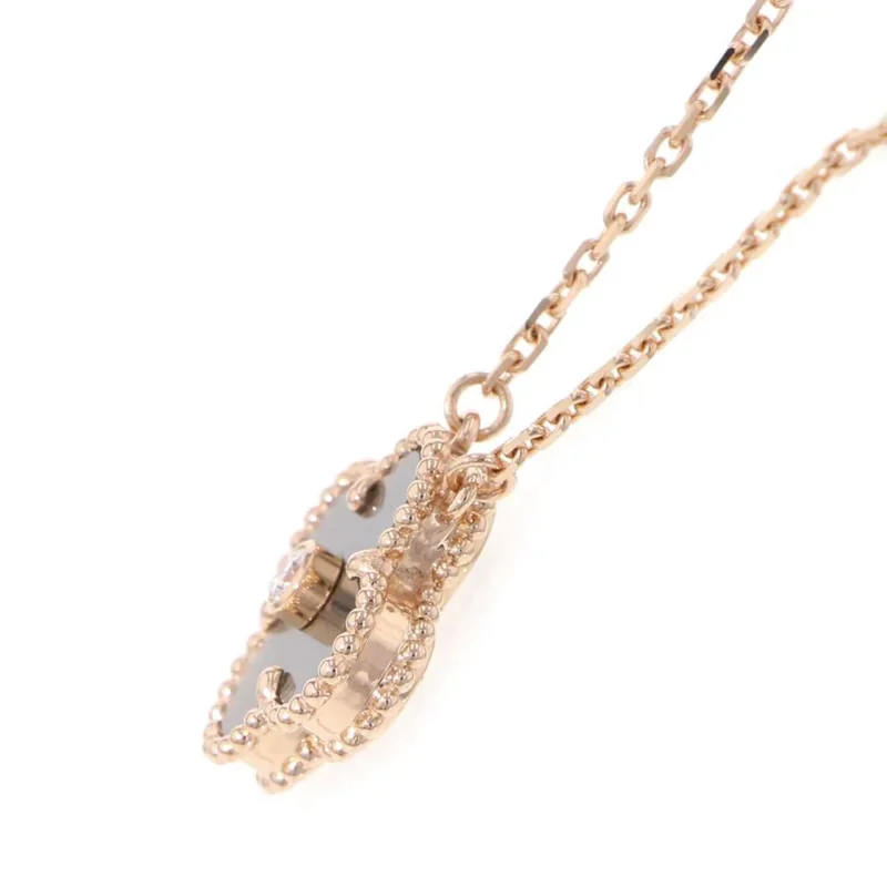 VAN CLEEF & ARPELS NECKLACE VINTAGE ALHAMBRA HOLIDAY - Image 2