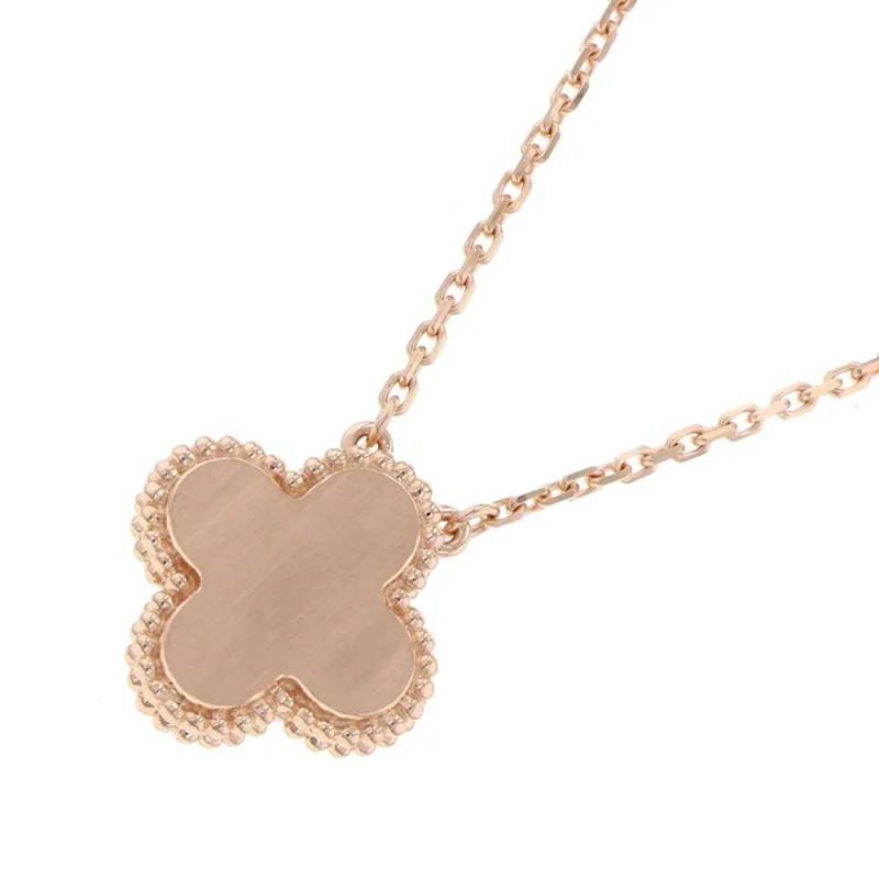 VAN CLEEF & ARPELS NECKLACE VINTAGE ALHAMBRA HOLIDAY - Image 3