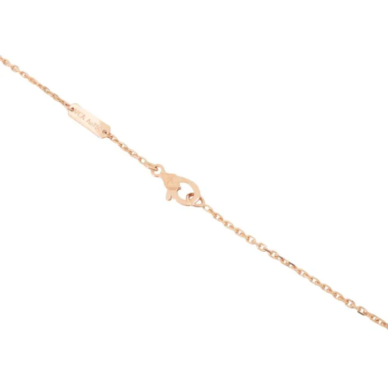 VAN CLEEF & ARPELS NECKLACE VINTAGE ALHAMBRA HOLIDAY - Image 5