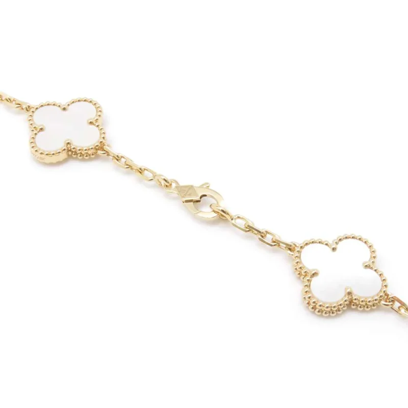 VAN CLEEF & ARPELS VINTAGE ALHAMBRA LONG NECKLACE 20 MOTIFS - Image 6