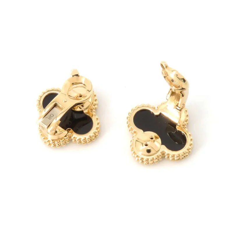 VAN CLEEF & ARPELS VINTAGE ALHAMBRA EARRING - Image 3