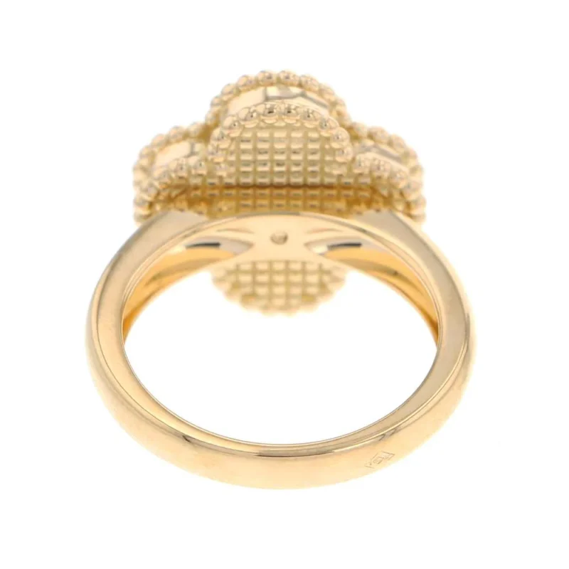 VAN CLEEF & ARPELS VINTAGE ALHAMBRA RING SIZE 49/#9 - Image 3