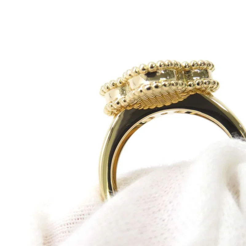 VAN CLEEF & ARPELS VINTAGE ALHAMBRA RING SIZE 49/#9 - Image 6