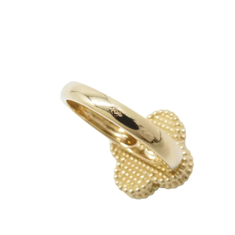 VAN CLEEF & ARPELS VINTAGE ALHAMBRA RING SIZE 49/#9 - Image 8