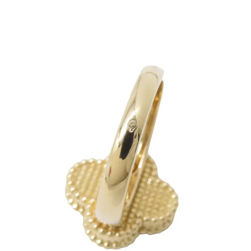 VAN CLEEF & ARPELS VINTAGE ALHAMBRA RING SIZE 49/#9 - Image 9