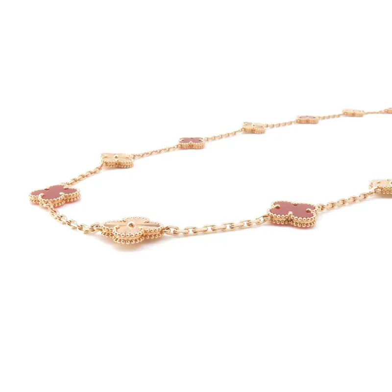 VAN CLEEF & ARPELS VINTAGE ALHAMBRA LONG NECKLACE 20 MOTIFS - Image 2