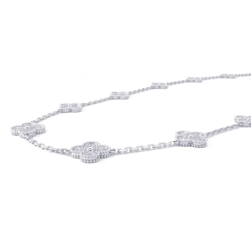VAN CLEEF & ARPELS VINTAGE ALHAMBRA LONG NECKLACE 20 MOTIFS - Image 2