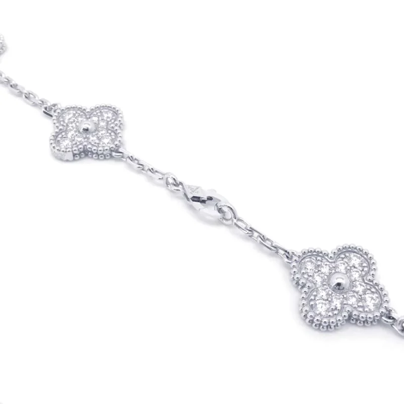 VAN CLEEF & ARPELS VINTAGE ALHAMBRA LONG NECKLACE 20 MOTIFS - Image 6