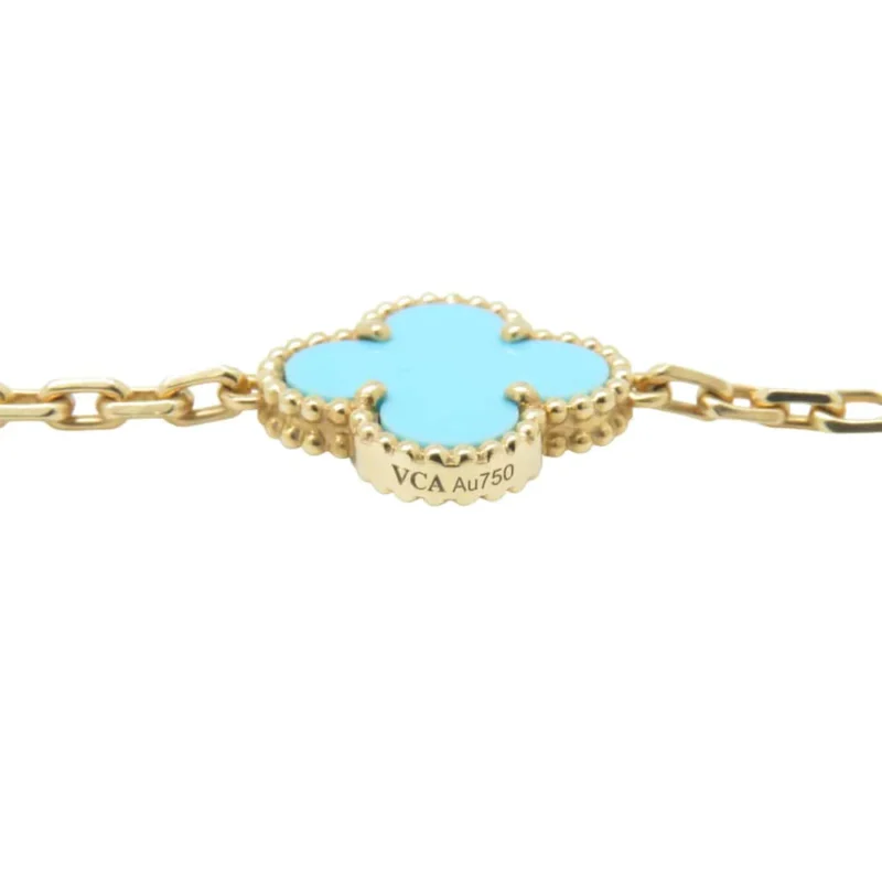 VAN CLEEF & ARPELS VINTAGE ALHAMBRA LONG NECKLACE 20 MOTIFS - Image 12
