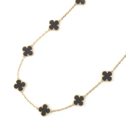 VAN CLEEF & ARPELS VINTAGE ALHAMBRA LONG NECKLACE 20 MOTIFS