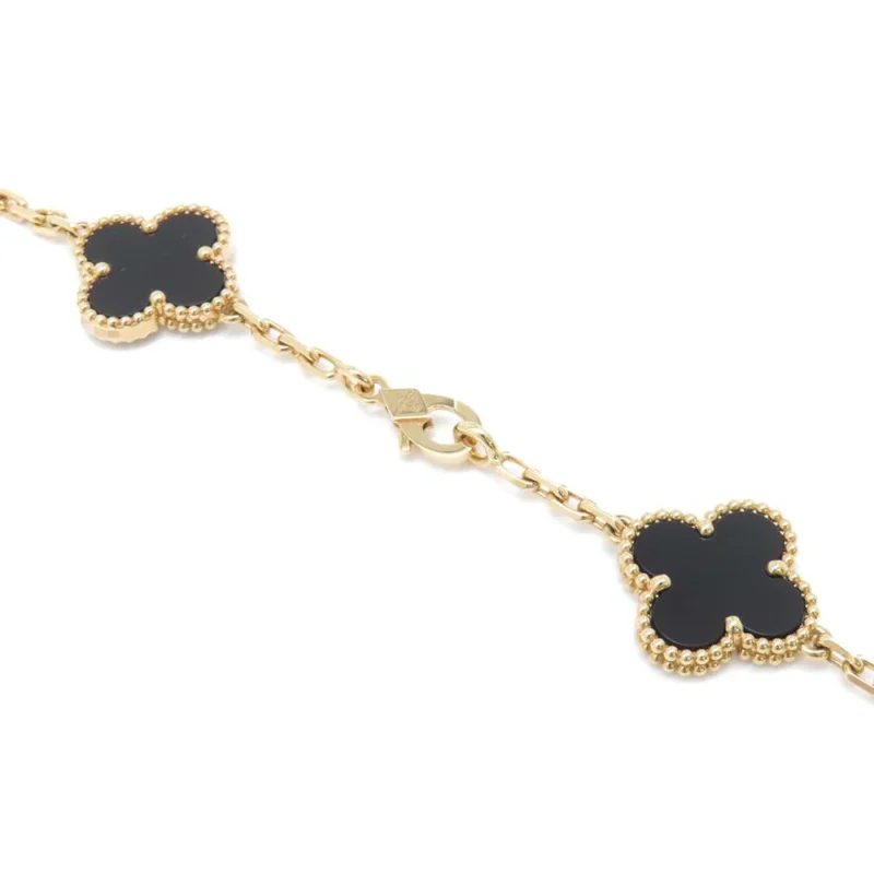 VAN CLEEF & ARPELS VINTAGE ALHAMBRA LONG NECKLACE 20 MOTIFS - Image 5