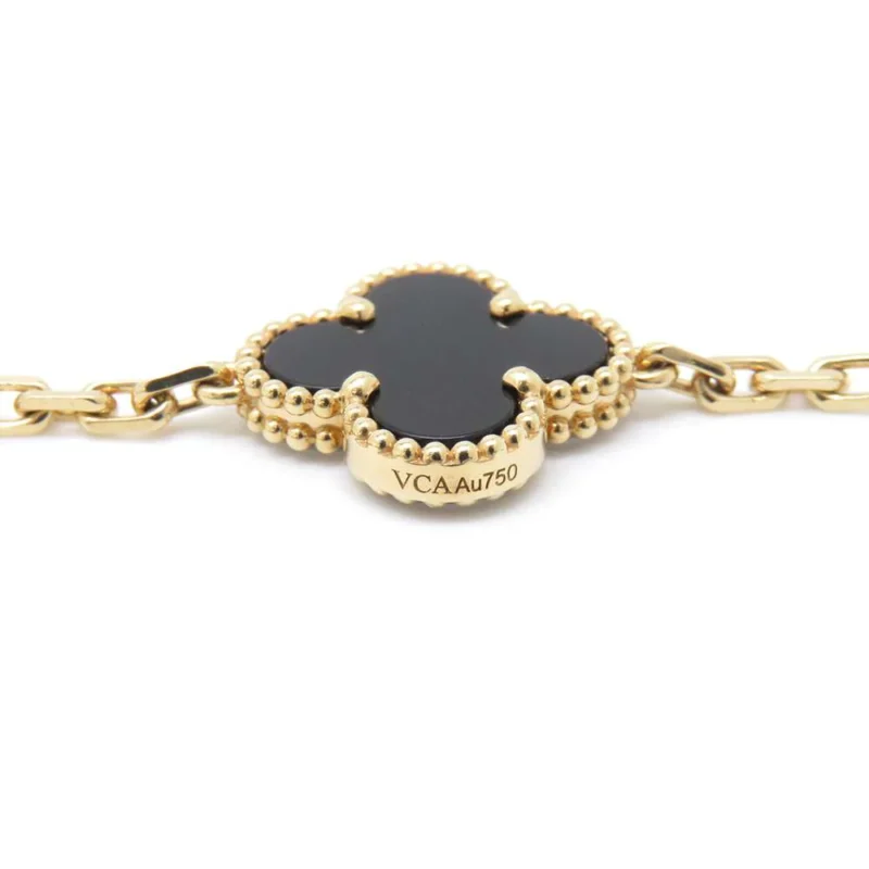 VAN CLEEF & ARPELS VINTAGE ALHAMBRA LONG NECKLACE 20 MOTIFS - Image 7