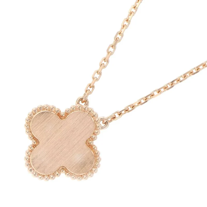 VAN CLEEF & ARPELS VINTAGE ALHAMBRA 1PD NECKLACE 2023 HOLIDAY COLLECTION - Image 3