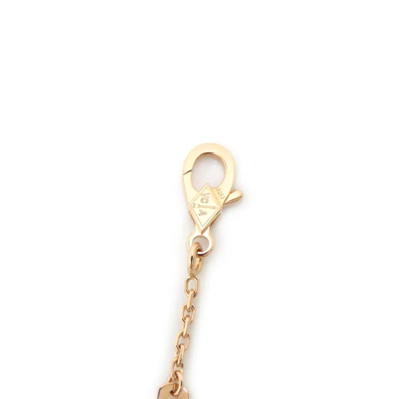 VAN CLEEF & ARPELS VINTAGE ALHAMBRA 1PD NECKLACE 2023 HOLIDAY COLLECTION - Image 8