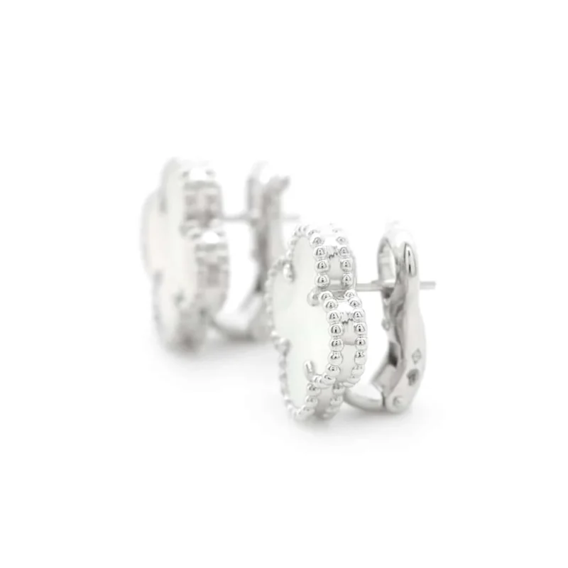 VAN CLEEF & ARPELS VINTAGE ALHAMBRA EARRING - Image 2