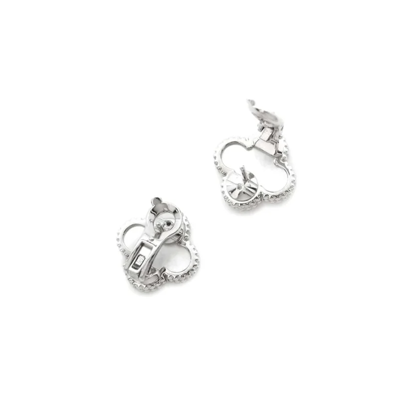 VAN CLEEF & ARPELS VINTAGE ALHAMBRA EARRING - Image 3