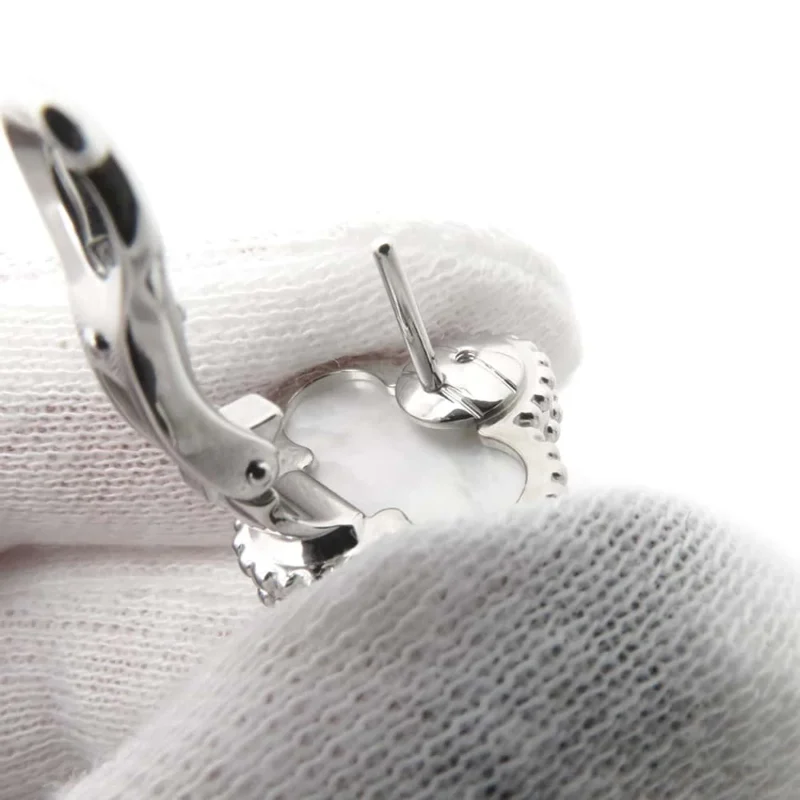 VAN CLEEF & ARPELS VINTAGE ALHAMBRA EARRING - Image 6