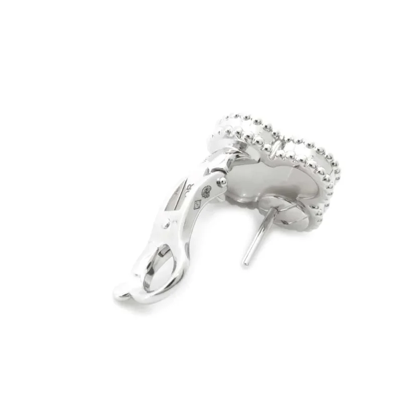 VAN CLEEF & ARPELS VINTAGE ALHAMBRA EARRING - Image 7