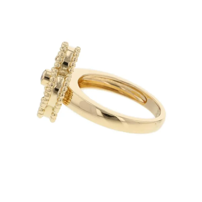 VAN CLEEF & ARPELS VINTAGE ALHAMBRA RING SIZE 49/#9 - Image 2