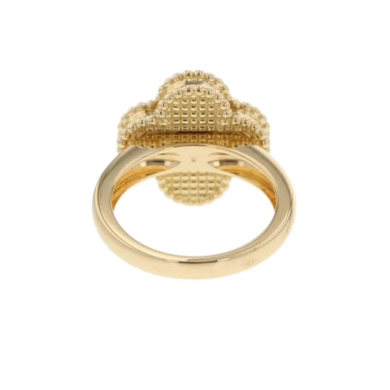 VAN CLEEF & ARPELS VINTAGE ALHAMBRA RING SIZE 49/#9 - Image 3