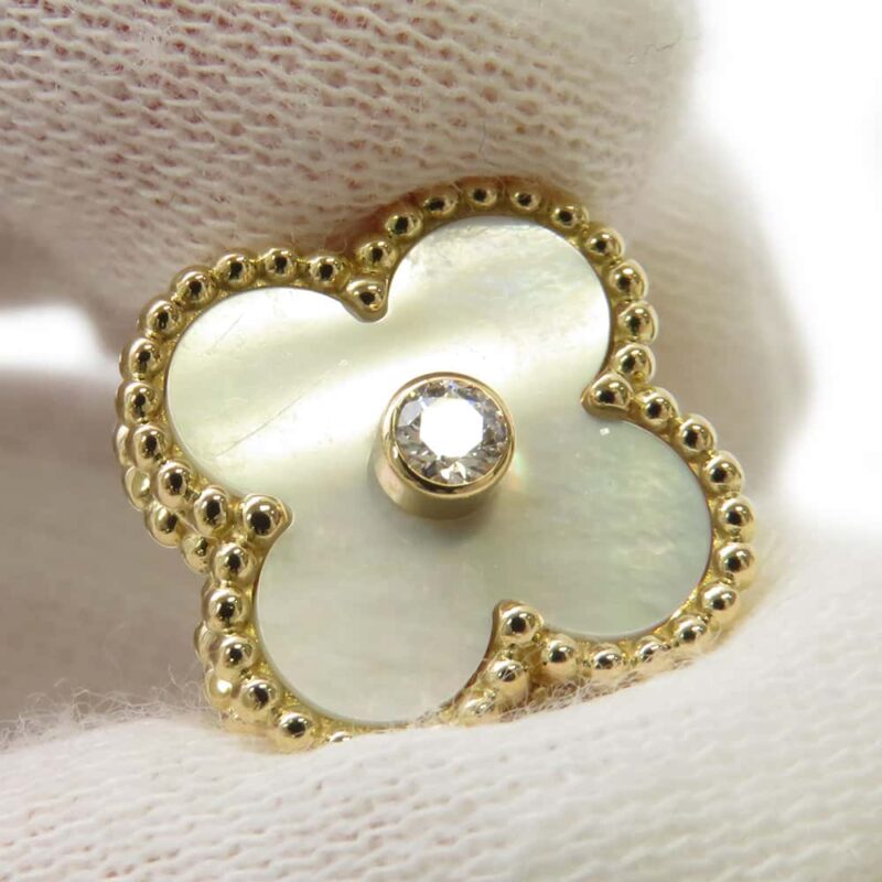 VAN CLEEF & ARPELS VINTAGE ALHAMBRA RING SIZE 49/#9 - Image 5