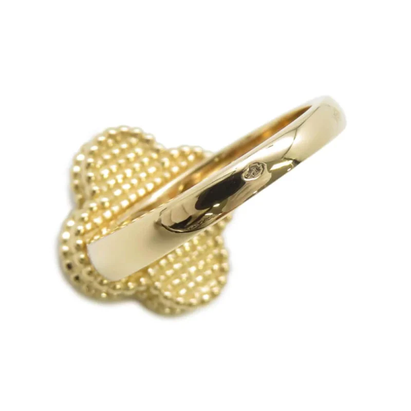 VAN CLEEF & ARPELS VINTAGE ALHAMBRA RING SIZE 49/#9 - Image 9