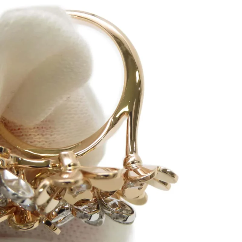 VAN CLEEF & ARPELS FRIVOLE RING 8 FLOWER SIZE 53/#13 - Image 6