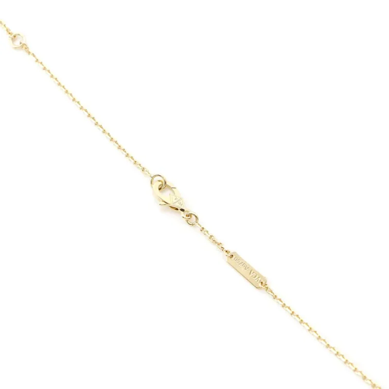 VAN CLEEF & ARPELS VINTAGE ALHAMBRA NECKLACE - Image 4