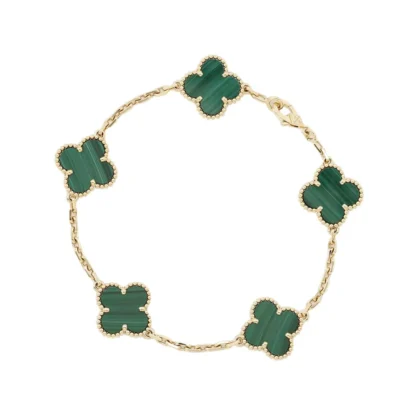 VAN CLEEF & ARPELS VINTAGE ALHAMBRA BRACELET 5 MOTIFS