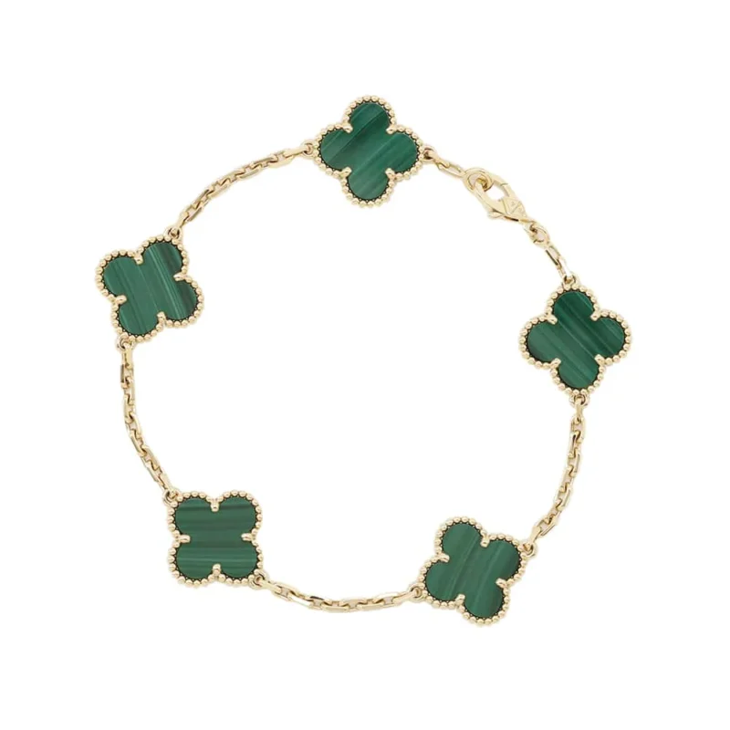 VAN CLEEF & ARPELS VINTAGE ALHAMBRA BRACELET 5 MOTIFS