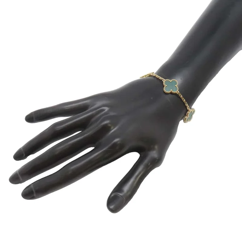 VAN CLEEF & ARPELS VINTAGE ALHAMBRA BRACELET 5 MOTIFS - Image 3