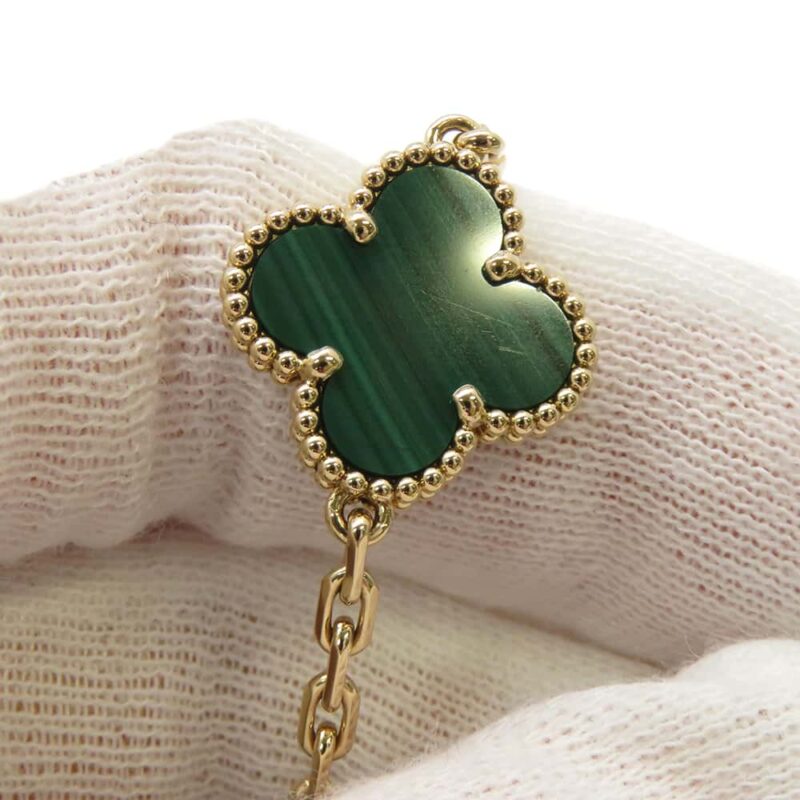 VAN CLEEF & ARPELS VINTAGE ALHAMBRA BRACELET 5 MOTIFS - Image 7