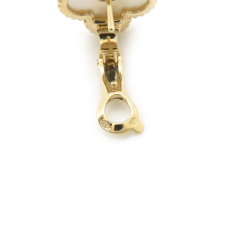 VAN CLEEF & ARPELS VINTAGE ALHAMBRA EARRING - Image 7
