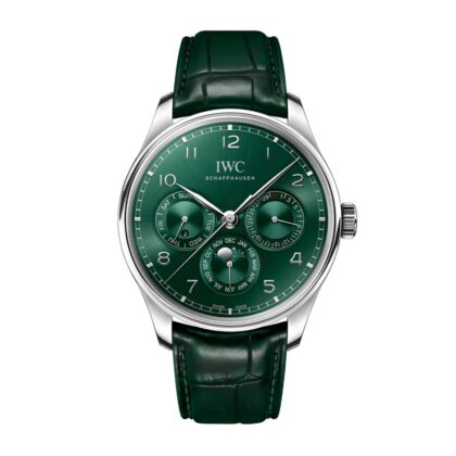 IWC PORTUGIESER AUTOMATIC 42MM MENS WATCH GREEN IW344207