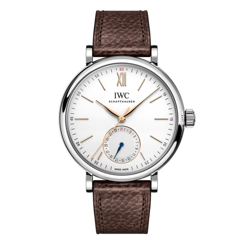 IWC PORTOFINO POINTER DATE 39MM MENS WATCH WHITE IW359201
