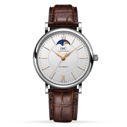 IWC PORTOFINO AUTOMATIC MOON PHASE CHF 6 QUOTE.900 40MM MENS WATCH IW459401