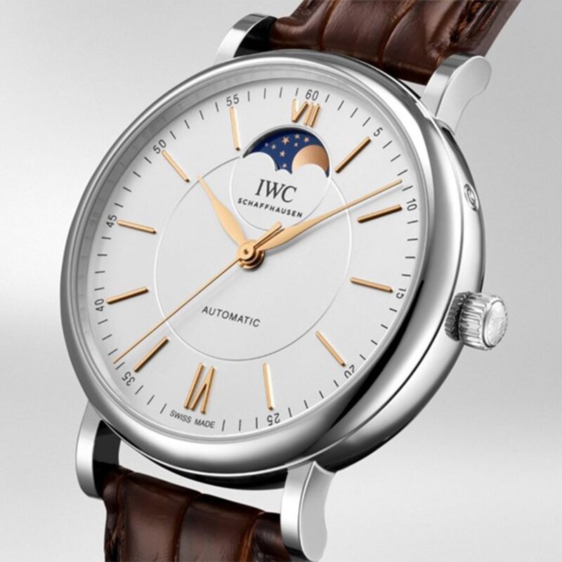IWC PORTOFINO AUTOMATIC MOON PHASE CHF 6 QUOTE.900 40MM MENS WATCH IW459401 - Image 2