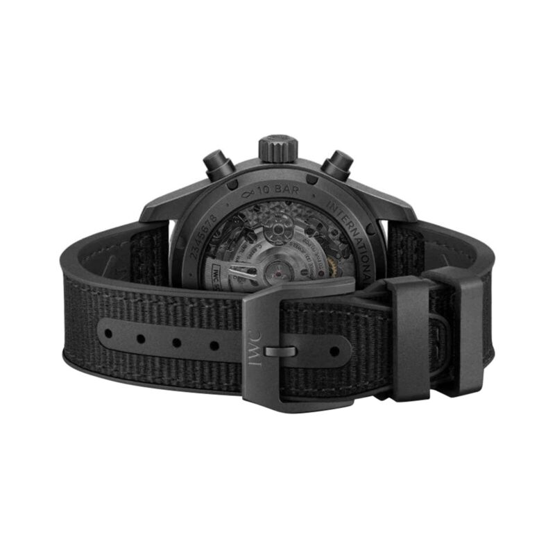 IWC PILOT QUOTE.S CHRONOGRAPH TOP GUN CERATANIUM 41MM MENS WATCH BLACK IW388106 - Image 4