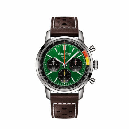 BREITLING TOP TIME B01 FORD MUSTANG STAINLESS STEEL GREEN AB01762A1L1X1