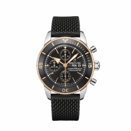 BREITLING SUPEROCEAN HERITAGE CHRONOGRAPH 44 STAINLESS STEEL 18K RED GOLD BLACK U13313121B1S1