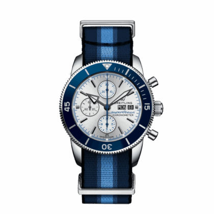 BREITLING SUPEROCEAN HERITAGE CHRONOGRAPH 44 OCEAN CONSERVANCY STAINLESS STEEL CREAM A133131A1G1W1